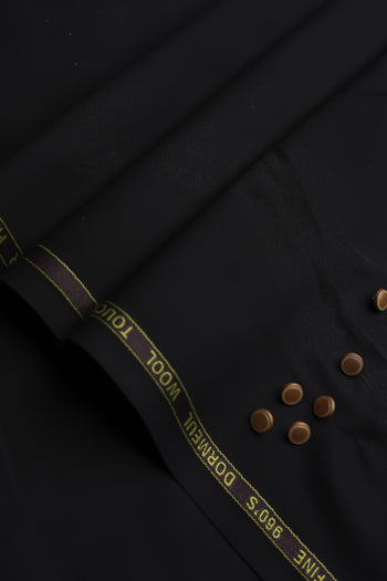 Black Suiting Fabric